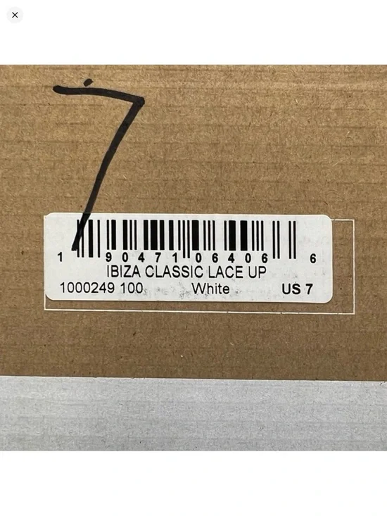 NEW Soludos The Ibiza Classic Sneaker White Tan Leather Women’s Shoe Size 7 New - Picture 10 of 11